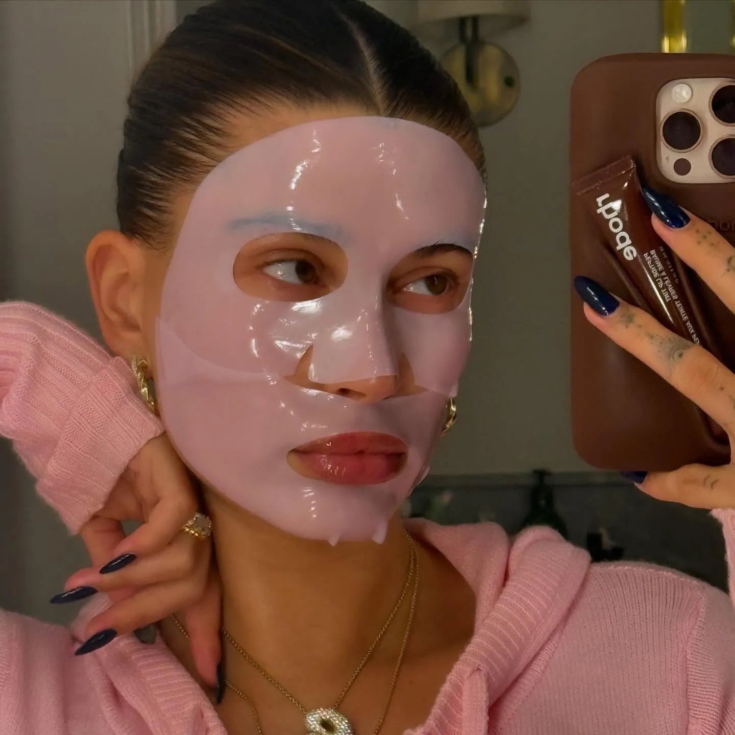 Maschera Viso al Collagene™ – Effetto Glow Immediato (4 pezzi)