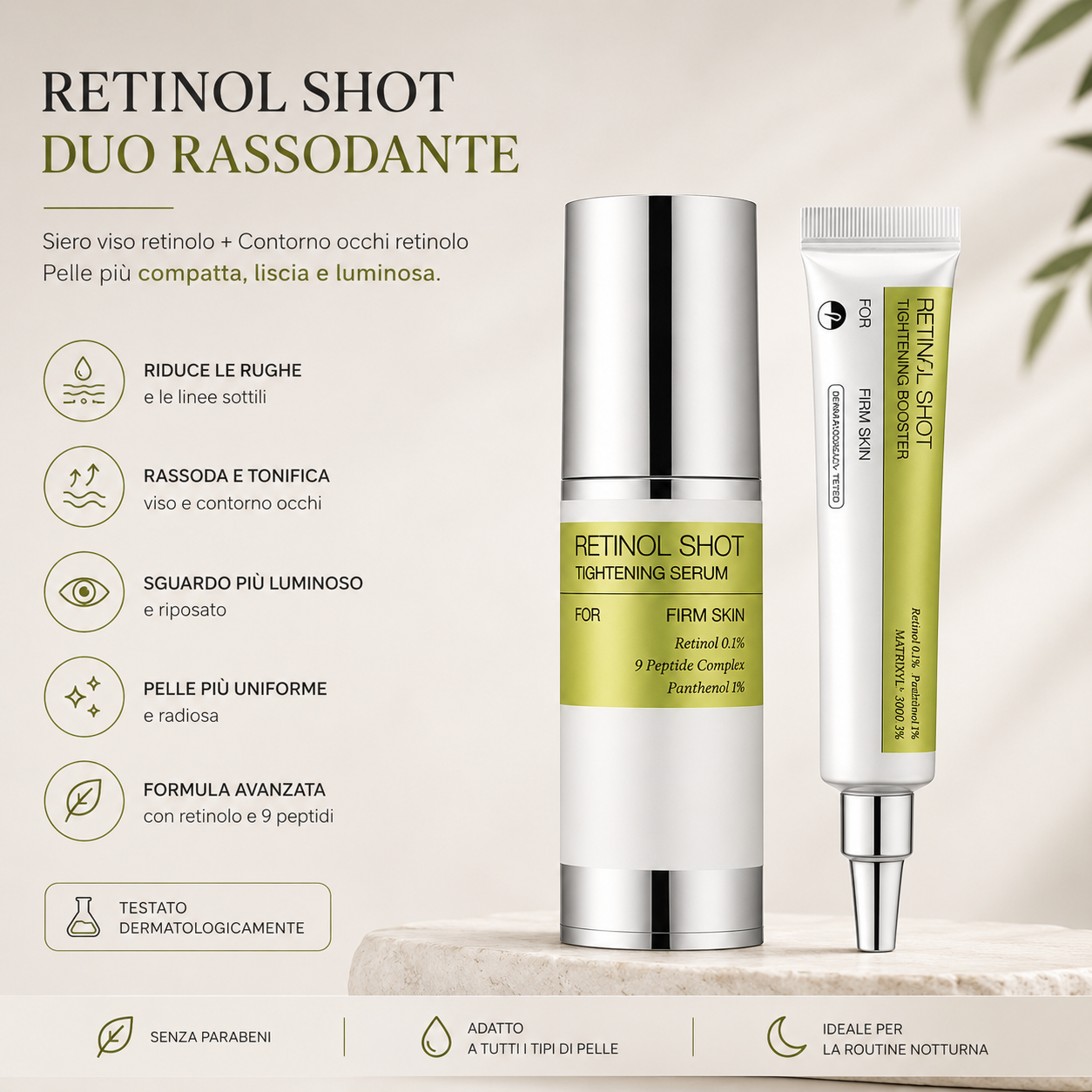 LushCare Retinol Shot Duo™ – Effetto Lift & Glow