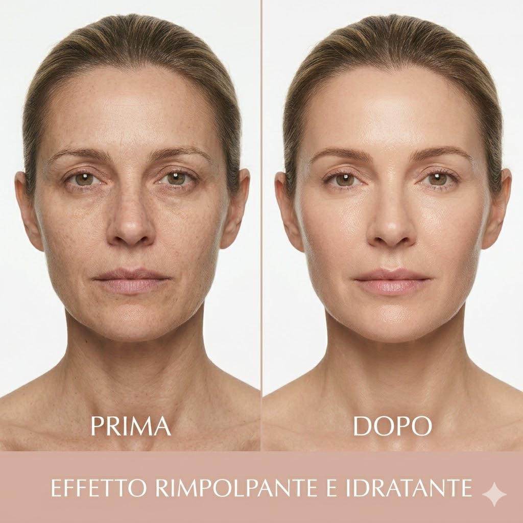 Maschera Viso al Collagene™ – Effetto Glow Immediato (4 pezzi)