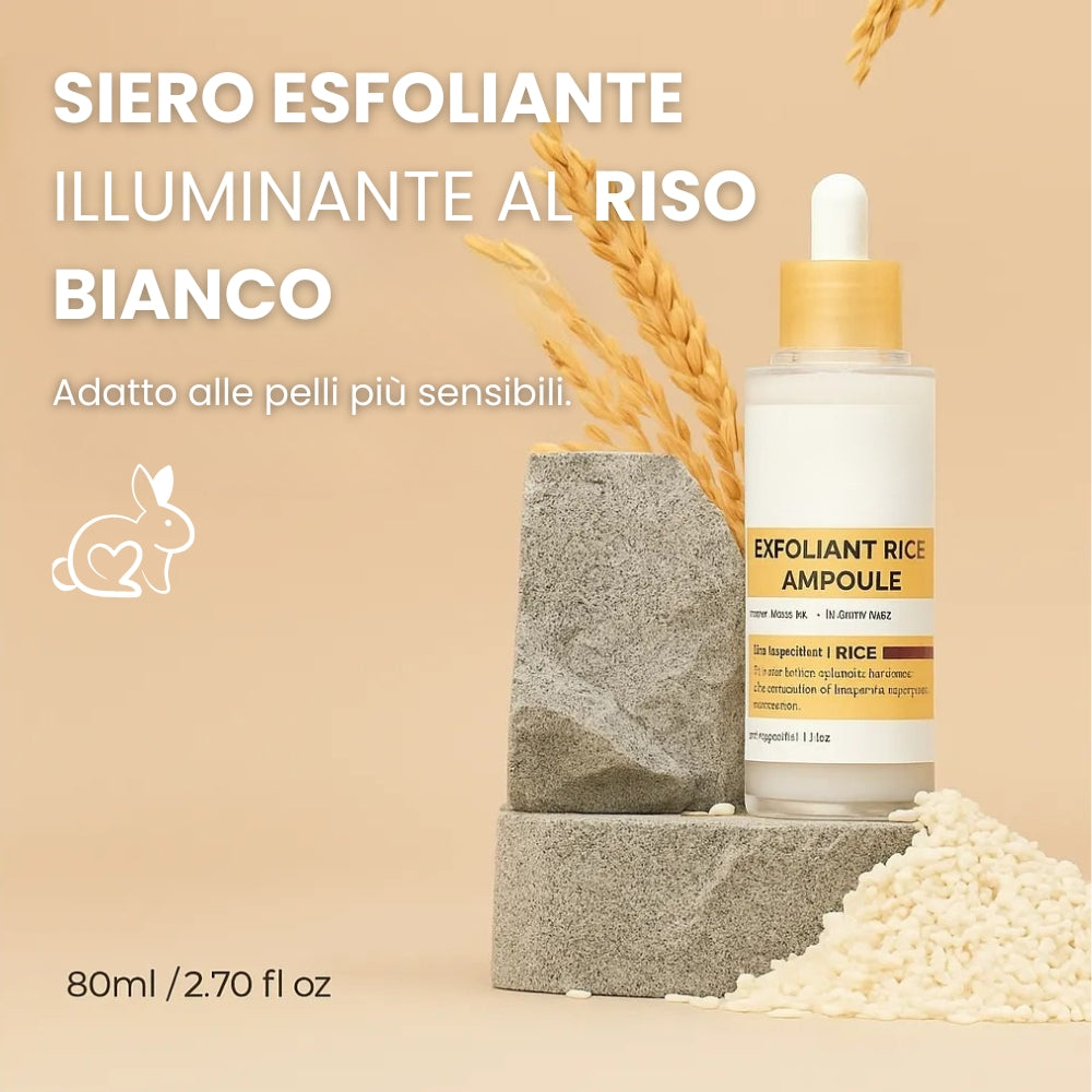 Siero Esfoliante Illuminante al Riso Bianco