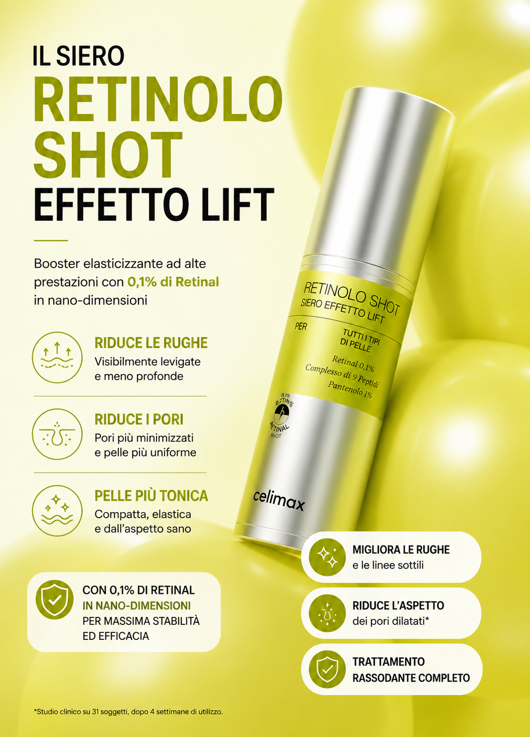 ✨ Siero Retinolo Effetto Lift™