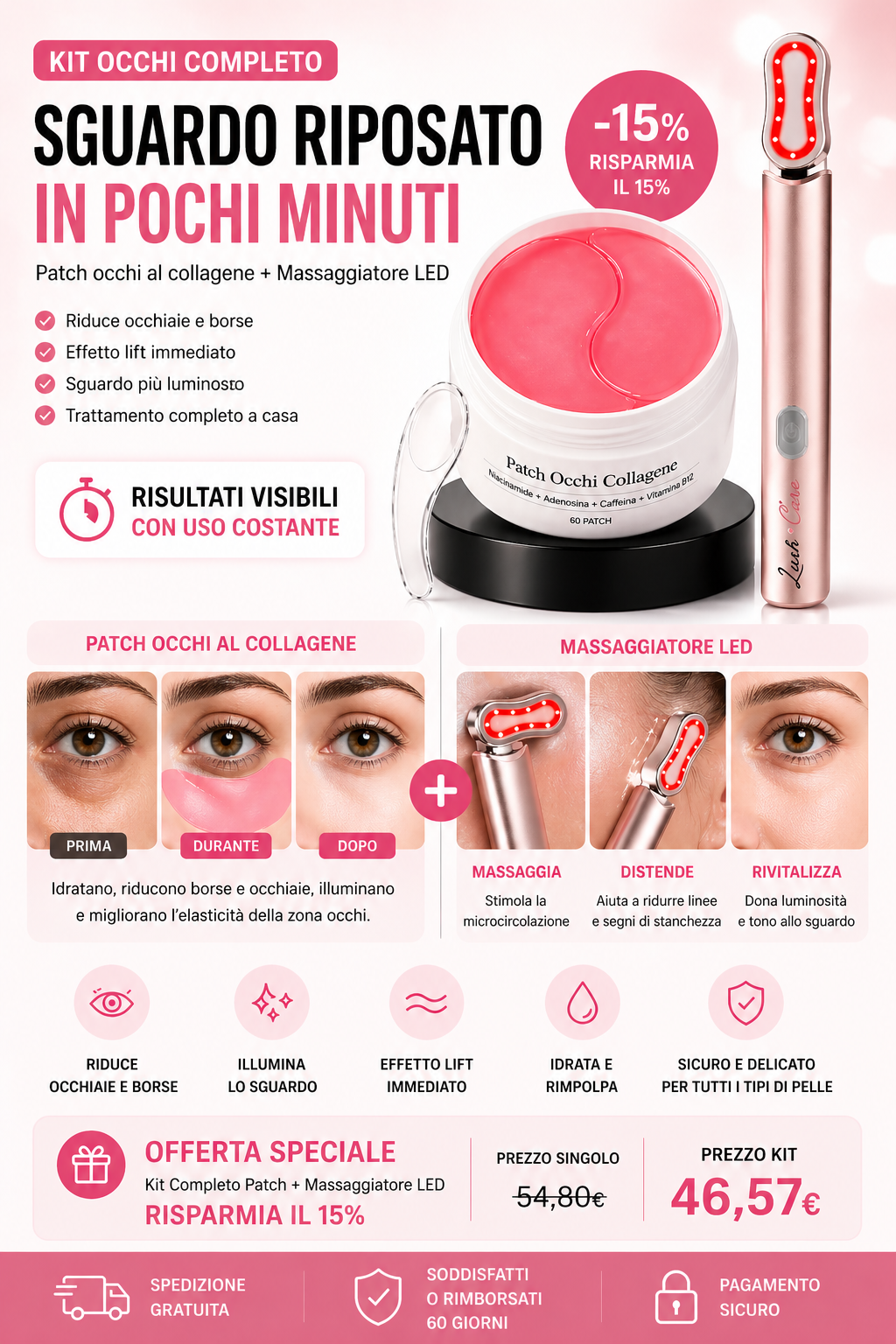 👉 Kit Occhi Completo – Sguardo Riposato in Pochi Minuti ✨sconto del 15%