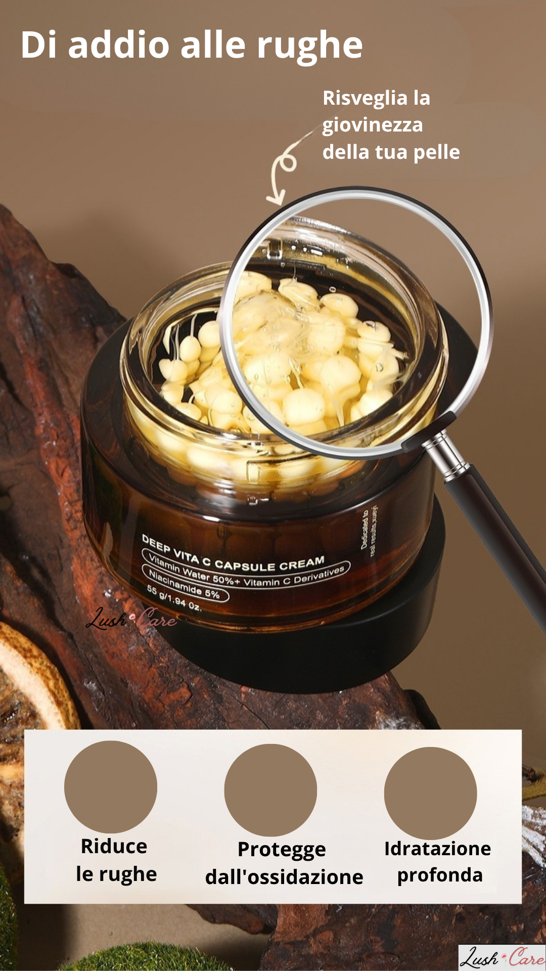 Crema Viso Vitamina C™ Microcapsule – Pelle luminosa e uniforme