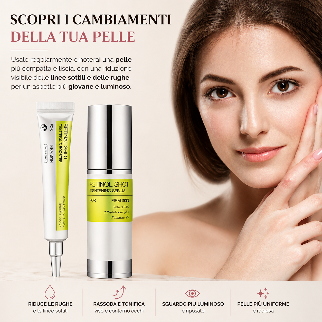 LushCare Retinol Shot Duo™ – Effetto Lift & Glow